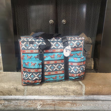 Aztec Blue Horse Med Utility Tote - My Wyo Designs