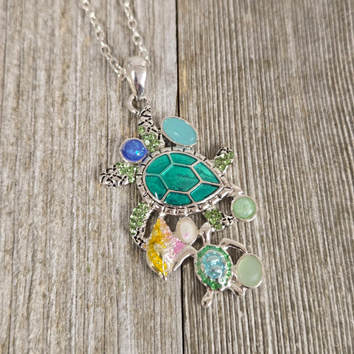 Sealife Collage Necklace - My Wyo Designs