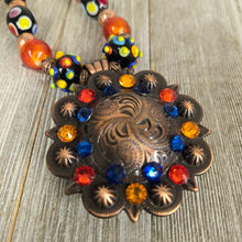Desert Bright Copper Concho Necklace - My Wyo Designs