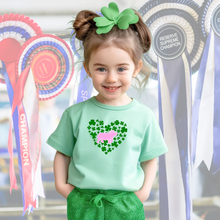 TODDLER Hearts of Clover ~ Choice of animal ~ Mint Tee (pre-order) - My Wyo Designs