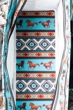 Aztec Blue Horse Med Utility Tote - My Wyo Designs