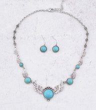 Turquoise & Wings Necklace set - My Wyo Designs