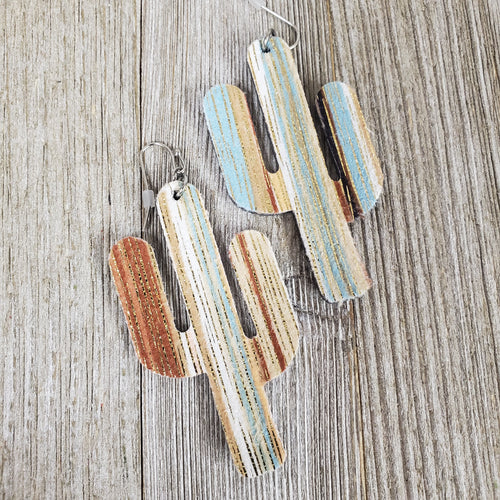 Summer Desert Cactus Earrings - My Wyo Designs