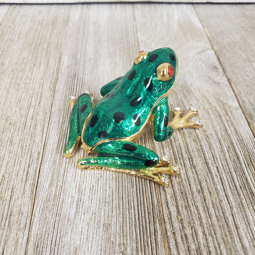 Spotted Tree Frog ~Enamel Trinket Box~ - My Wyo Designs