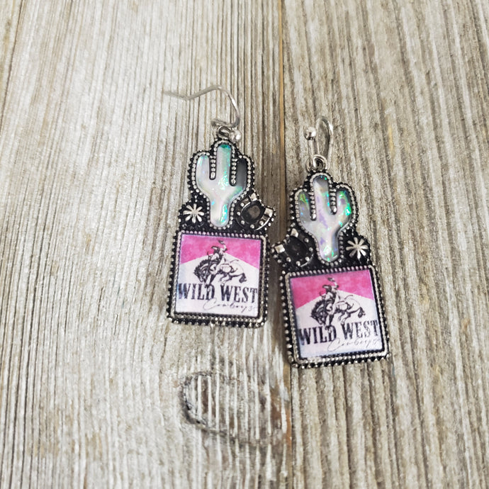 Wild West Cactus Earrings - My Wyo Designs