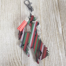 Sweater Knit ~Bucking Horse & Rider®️ keychain/mirror hanger or ornament - My Wyo Designs
