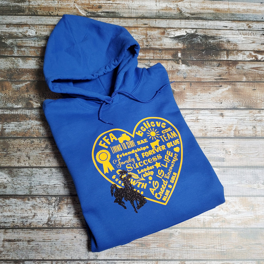 YOUTH~ For the LOVE of FFA ~ Hoodie (pre-order) - My Wyo Designs