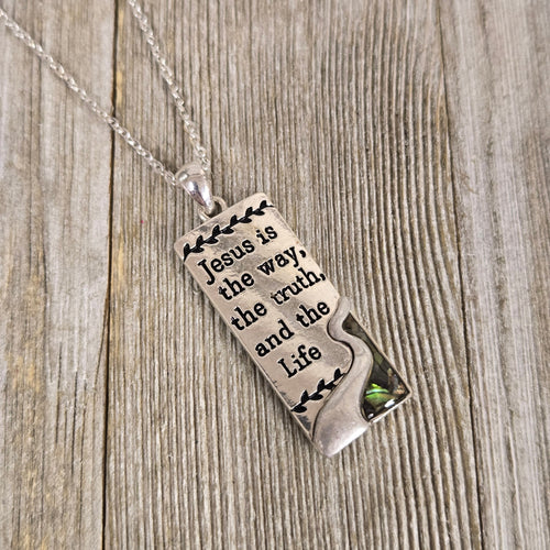 Jesus Is the Way, Truth and the Life Necklace - My Wyo Designs