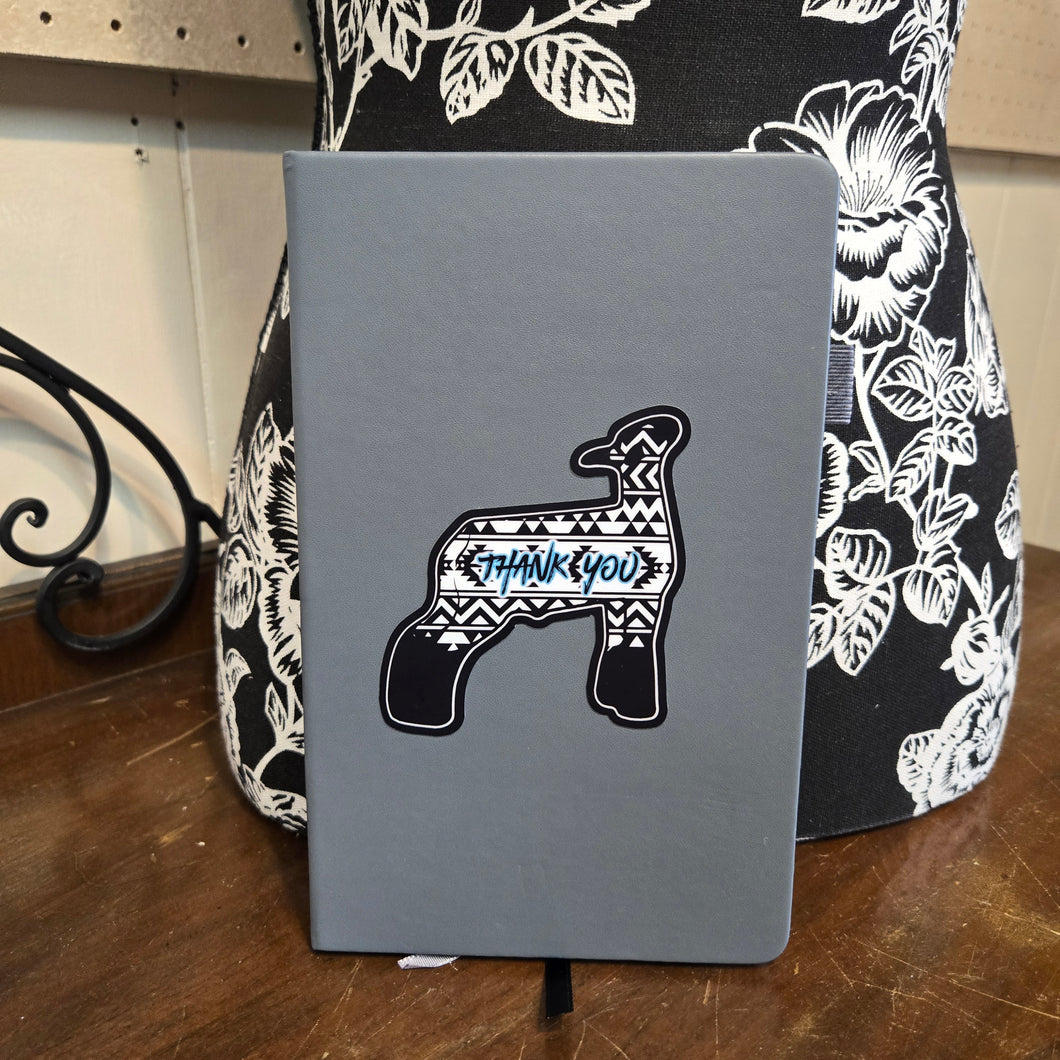 Big Note Pad w/pen ~ Show Lamb Fair Thank you - My Wyo Designs
