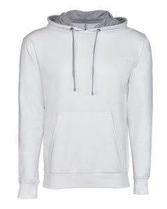 Arrows & Steamboat ~white & grey lightweight hoodie