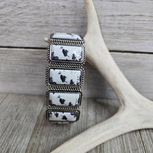 White Buffalo Turquoise~  Stretch Bracelet