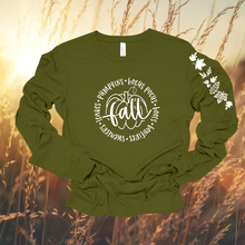 Fall Fun ~ Olive Bella Long Sleeve Tee (pre-order) - My Wyo Designs