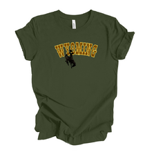 Wyoming & Steamboat~ Military Green Bella Tee