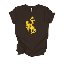 Bucking Horse, bucking horse, bucking horse~ Brown Bella Tee