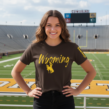 Rustic Wyoming~ Brown Bella Tee - My Wyo Designs