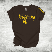 Rustic Wyoming~ Brown Bella Tee - My Wyo Designs