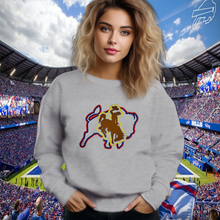 Buffalo & Wyoming ~ Grey Gildan Sweatshirt (pre-order) - My Wyo Designs