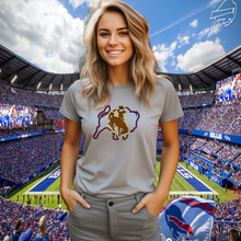 Buffalo & Wyoming ~Grey Bella Cotton Tee - My Wyo Designs