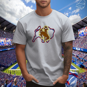 Buffalo & Wyoming ~Grey Bella Cotton Tee - My Wyo Designs