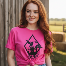 Daisy the Cow ~ Charity Pink Bella Tee - My Wyo Designs