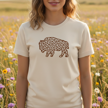 Leopard Buffalo ~Dust~ Bella Tee - My Wyo Designs