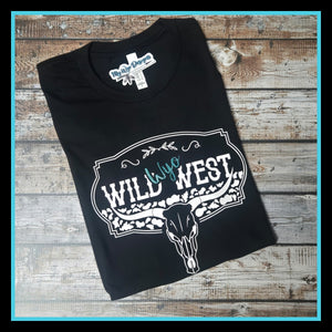 Wild WYO West Cowgirl Tee~ Bella