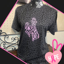 Buckin for a Cure~ Cheetah Unisex Cut Tee