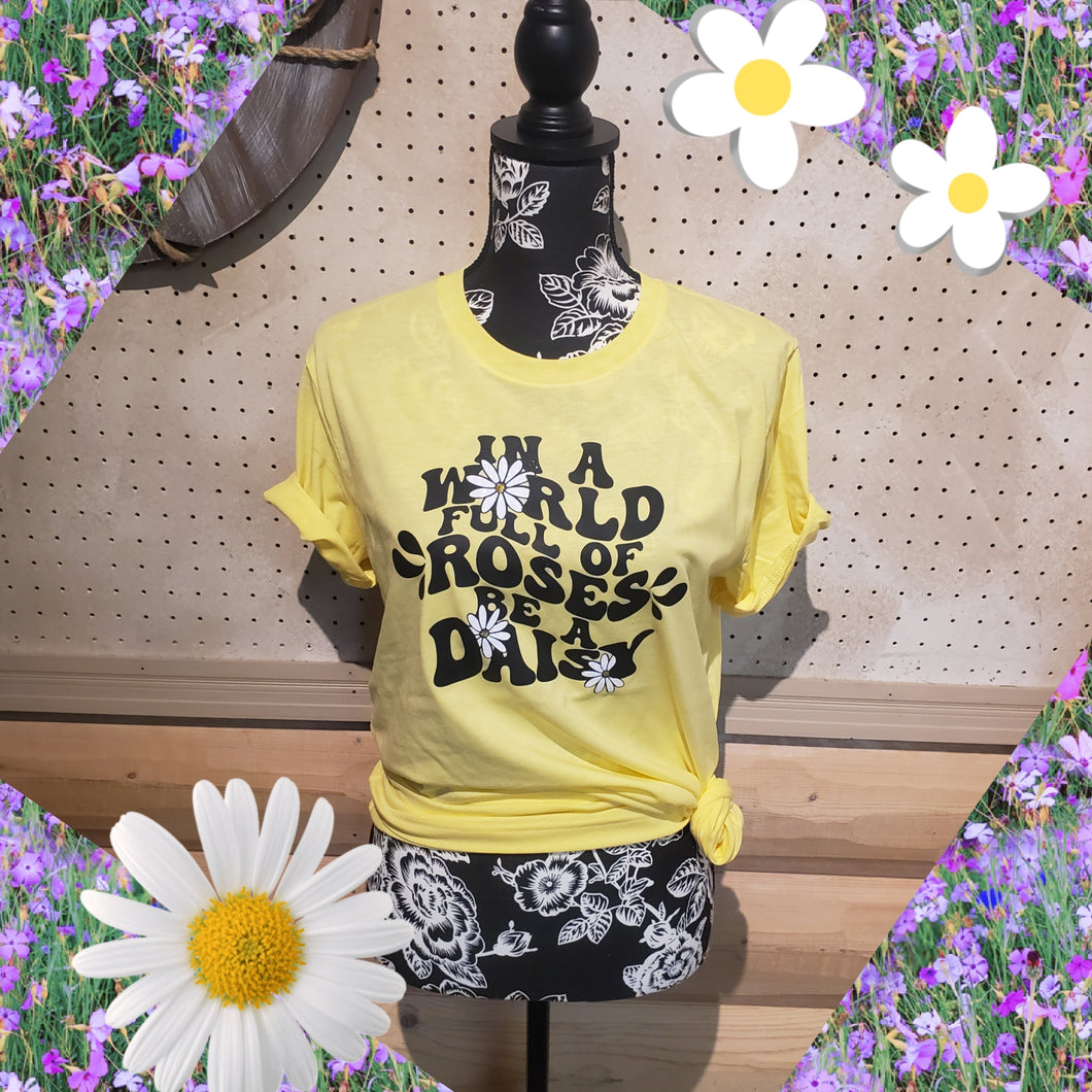 Be a Daisy ~Daisy Jones Yellow Tee - My Wyo Designs
