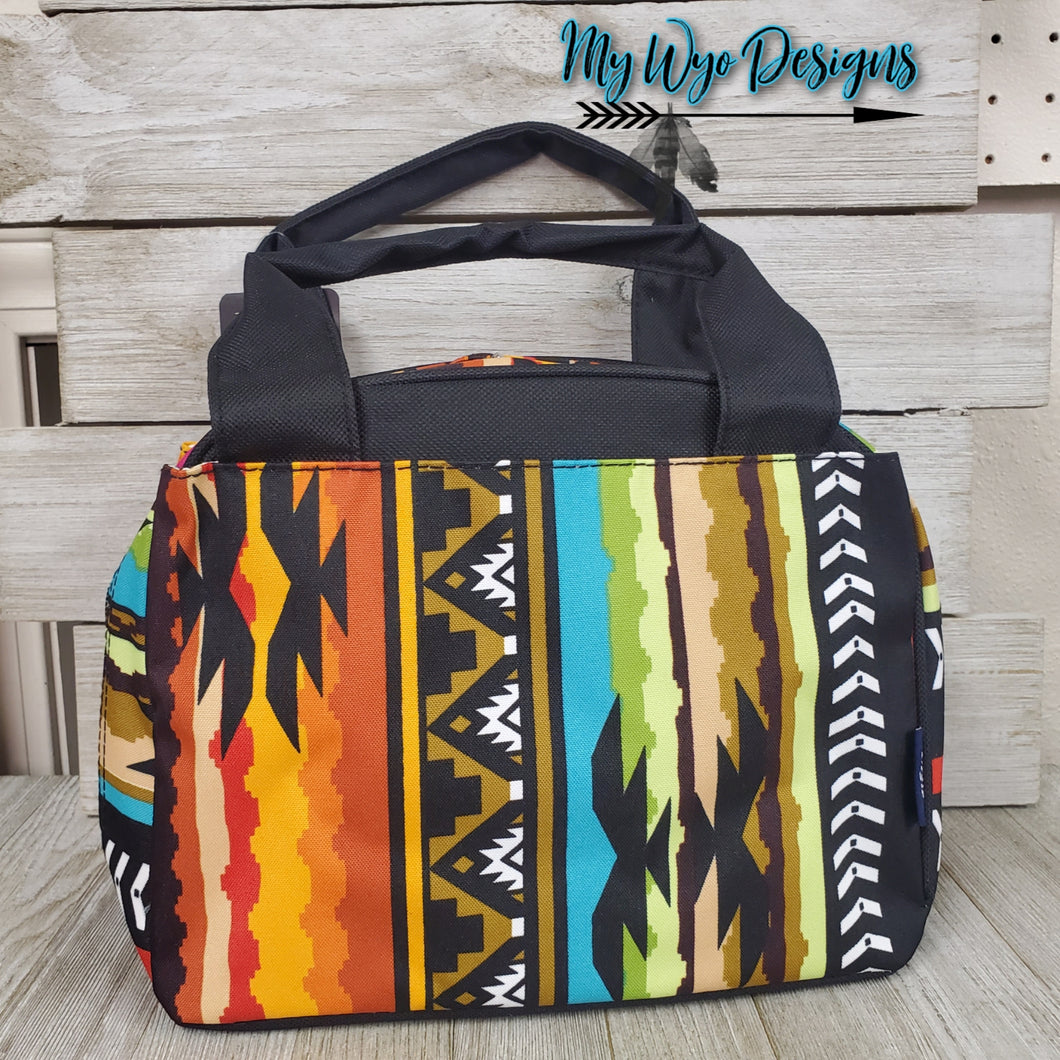 Serape' Aztec Desert Colors~ Lunch Bag - My Wyo Designs