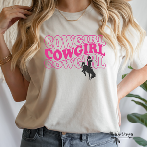 Cowgirl, Cowgirl, Cowgirl! Tee (pre-order) - My Wyo Designs