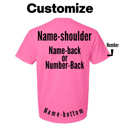Customize any Swag ~add on  ⁂ personalize w/name or number - My Wyo Designs