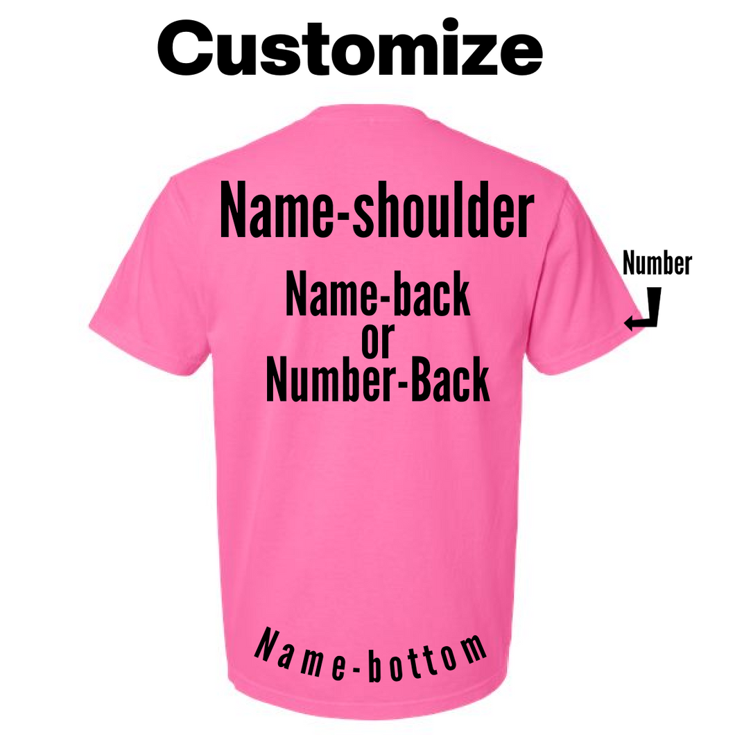 Customize any Swag ~add on  ⁂ personalize w/name or number - My Wyo Designs