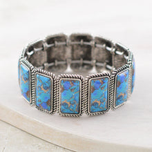 Cotton Candy Turquoise Stretch Bracelet