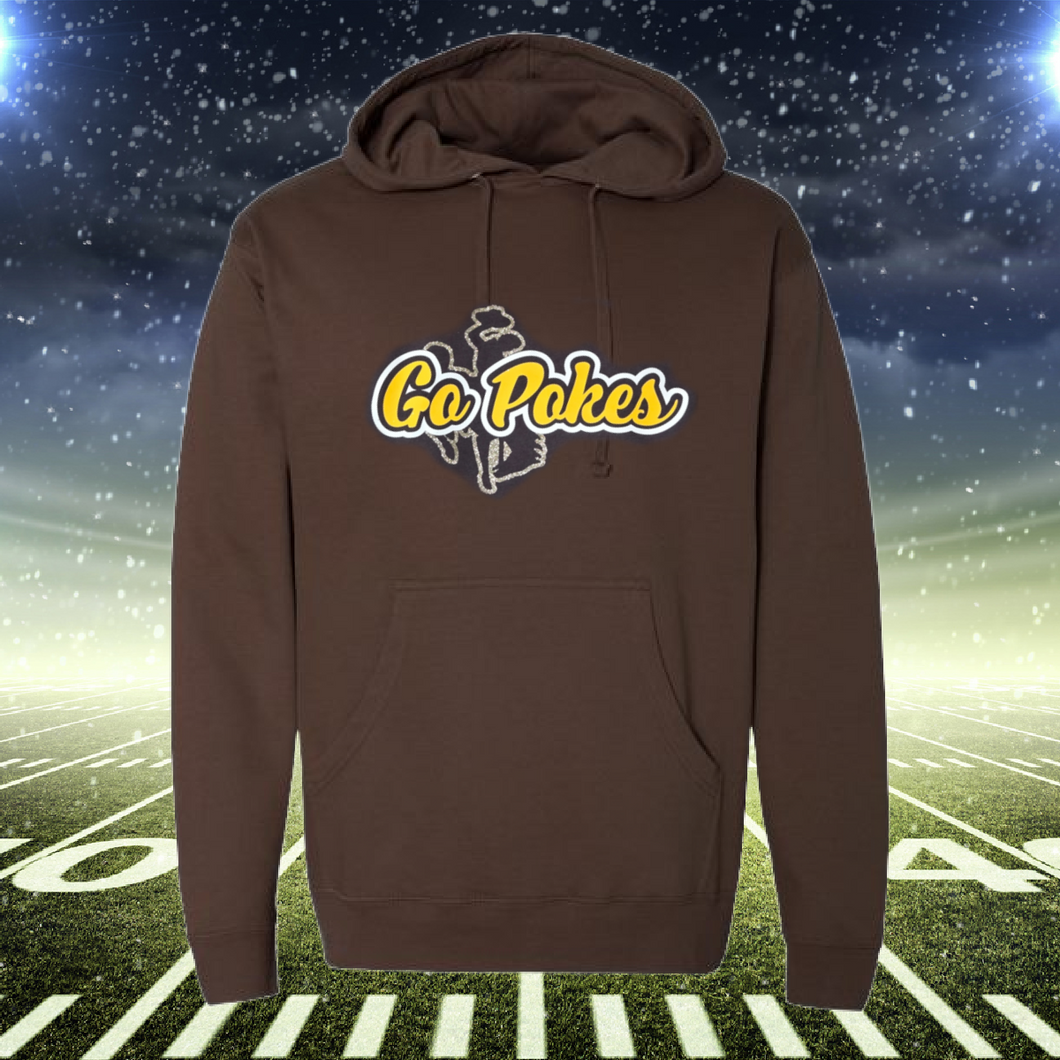 Go Pokes! Brown Hoodie (pre-order)