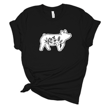 Floral ~SHOW PIG ~ Black Bella Tee - My Wyo Designs
