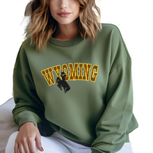 Wyoming & Steamboat ~ Soft Gildan Sweatshirt ~ Military Green
