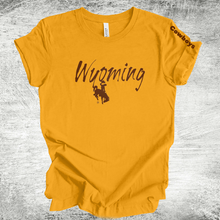 Rustic Wyoming~ Gold Bella Tee - My Wyo Designs