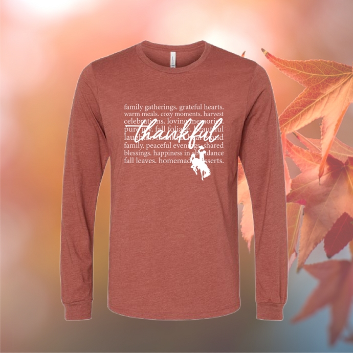 Thankful & Steamboat ~ Heather Clay Long Sleeve