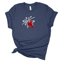 Load image into Gallery viewer, Save $5.00 off till Tuesday! Sparklers &amp; Steamboat ~ Bella Tee ( 3 colors)
