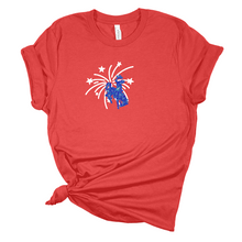Load image into Gallery viewer, Save $5.00 off till Tuesday! Sparklers &amp; Steamboat ~ Bella Tee ( 3 colors)