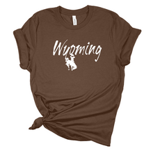 Rustic Wyoming~ Heather Brown Bella Tee - My Wyo Designs