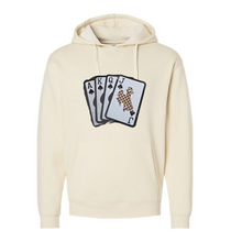 Wild Checkered Cards~ LAT Natural Hoodie - My Wyo Designs