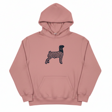 Leopard Print ~Show Goat~ Heather Mauve Bella Tee or Hoodie - My Wyo Designs