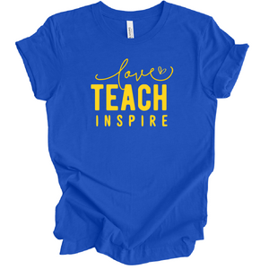 Inspire TEACH ~ Bella Tee (many colors) - My Wyo Designs
