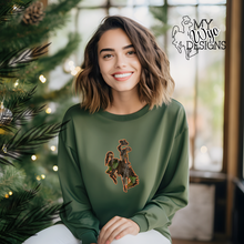 Buckin in the Backcountry  ~  Gildan Sweatshirt ~ Military Green