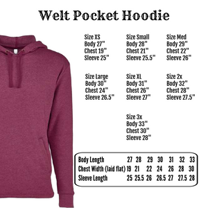 Wyoming Indian Paintbrush ~ Welt Pocket Hoodie* - My Wyo Designs