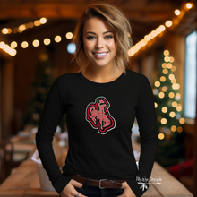 Peppermint Steamboat ~ Bella Long Sleeve Tee