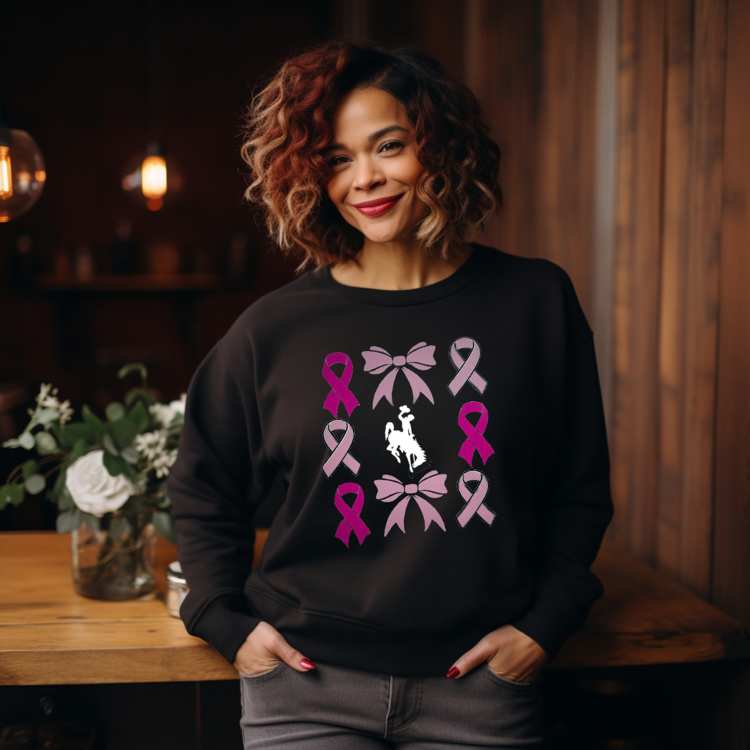 Ribbons & Bows ~ Black Gildan Sweatshirt