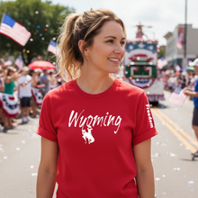Rustic Wyoming~ Freedom ~ Red Bella Tee - My Wyo Designs
