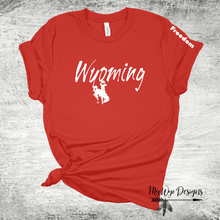 Rustic Wyoming~ Freedom ~ Red Bella Tee - My Wyo Designs